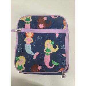 Mermaid Lunch Box Insulated Kids Girls‎ Purple Blue School Travel